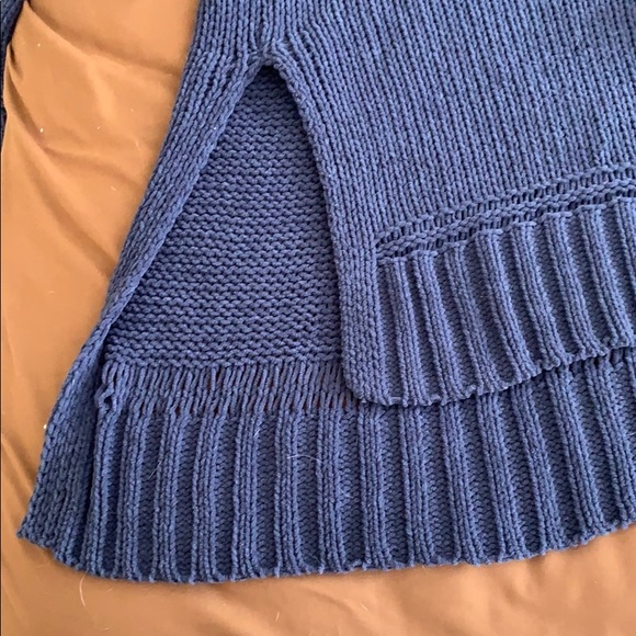 AERIE turtle neck chambray sweater - Picture 3 of 3